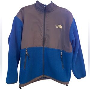 The North Face Denali Fleece Jacket For Boys Size XLarge Blue/Grey